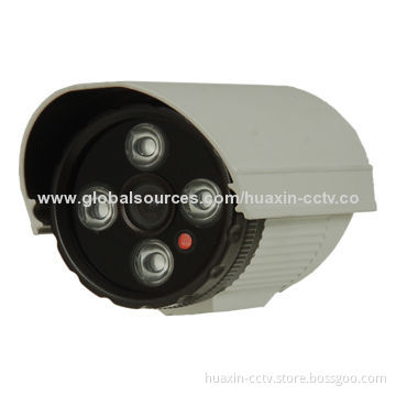 Weather-proof IR Camera with 1,000TVL High-definition Resolution and 40m IR Distance